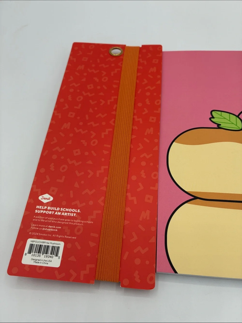 SMOKO x Denik Pink Soufflé Pancake Notebook & Mushroom Pencil Pouch
